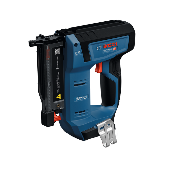 Bosch 18V 15-32mm Brushless 23GA Pin Nail Gun - Skin Only