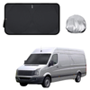 Front Windscreen Sun Shade for VolksWagen Crafter 2006 - 2017 (Typ 2E/2F) - XL 160 x 100 cm - Black
