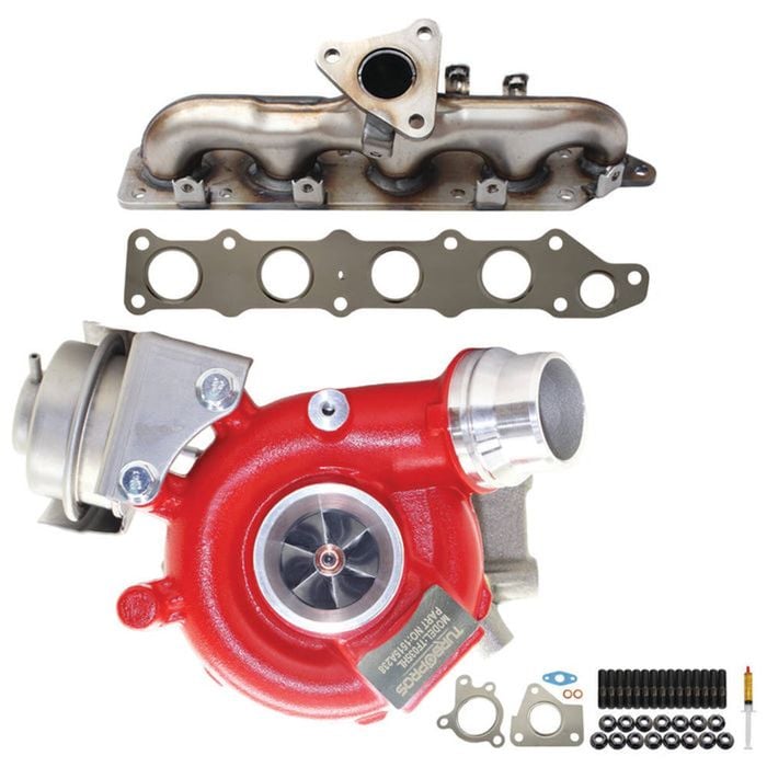 Gen1 High Flow Turbo Charger With Genuine Exhaust Manifold, Gasket & Stud Kit For Mitsubishi Asx 4n14 2.2l