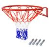 Costway Basketball Hoop Wall Mounted Basketball Ring w/Net Indoor Outdoor
