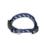 Happy Tails Medium Bone Print Dog Collar