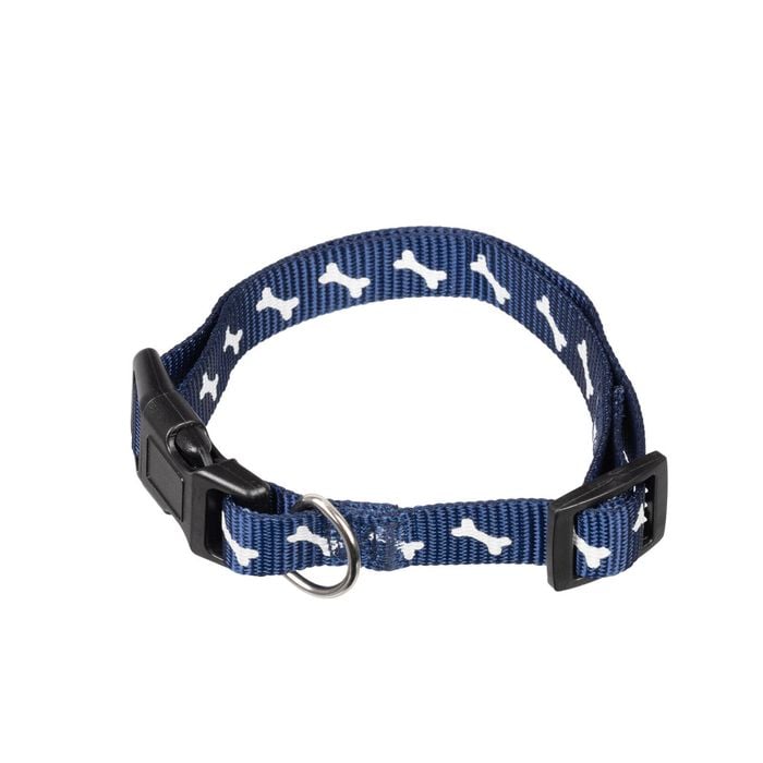 Happy Tails Medium Bone Print Dog Collar