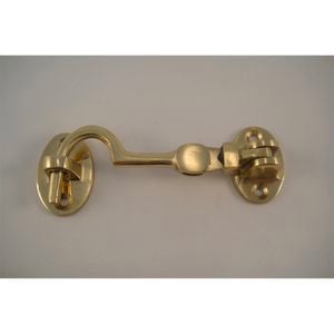 Miles Nelson Cabin Hook Brass 70mm