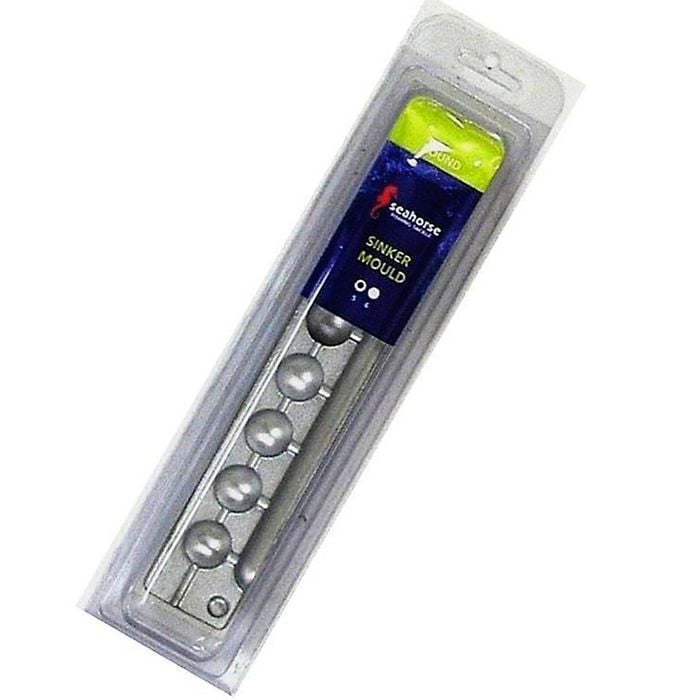 Seahorse 5 Ball Sinker Mould - Makes 6 Sinkers