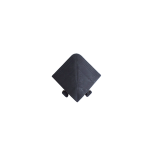 Dream Garages Australia Interlocking Garage Floor Tile Corner - Black - 1 Piece