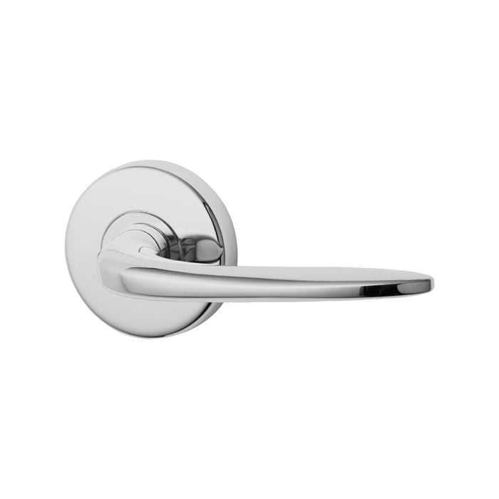 Lockwood 63mm Satin Chrome Brushed Velocity Dummy Lever Half Set