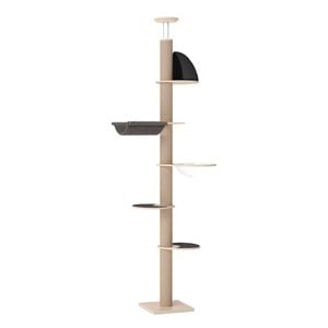 PaWz 6-Level Adjustable Height Floor to Ceiling Cat Tree
