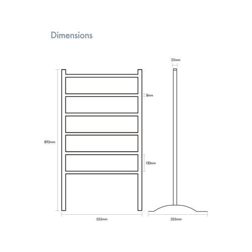 Freestanding heated towel rail bunnings sale