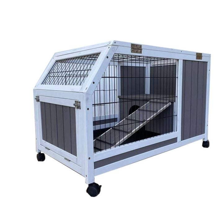 Yes4pets Rabbit Hutch Cat House Cage Guinea Pig Ferret Cage