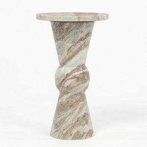 Tundra Solid Marble Side Table