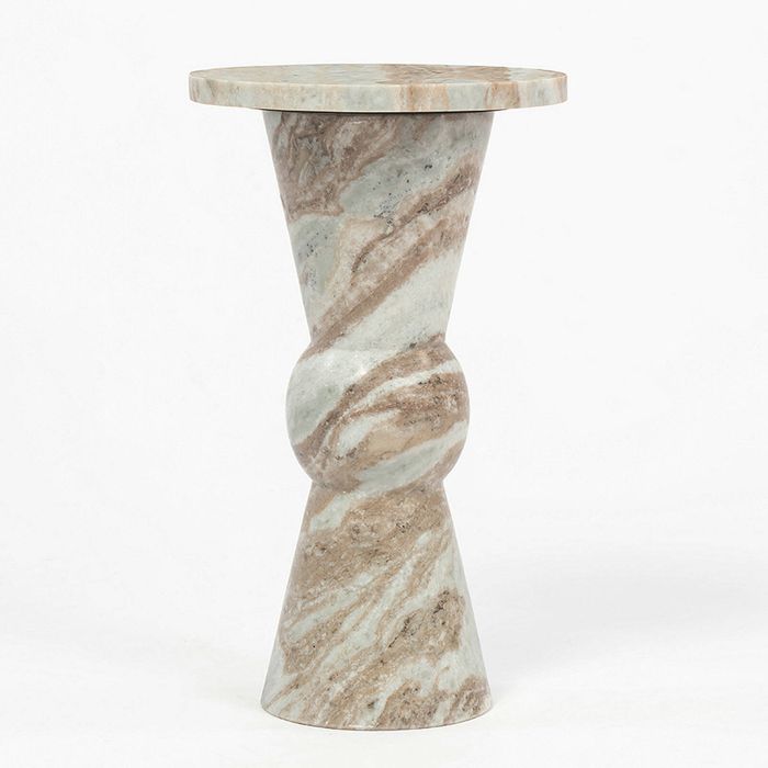 Tundra Solid Marble Side Table