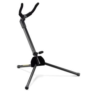 Hercules TravLite Stand/Holder Storage/Rack w/ Velvet Bag for Alto Saxophone BLK