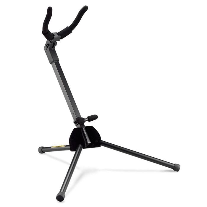 Hercules TravLite Stand/Holder Storage/Rack w/ Velvet Bag for Alto Saxophone BLK