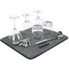Madesmart Fabric 46cm Small Dish Drying Mat Kitchen Plate/Glass Drainer Pad Grey