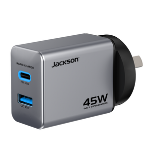 Jackson Wall Charger with 45W USB A & C Ports