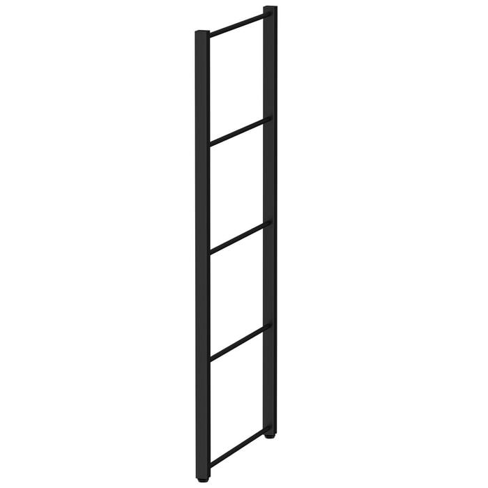 Flexi Storage Studio 20 x 750 x 360mm Black Silhouette Base Ladder Frame