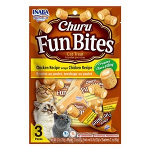 Inaba Churu Fun Bites Chicken Recipe Wraps Chicken Recipe Cat Treat  3 Pack