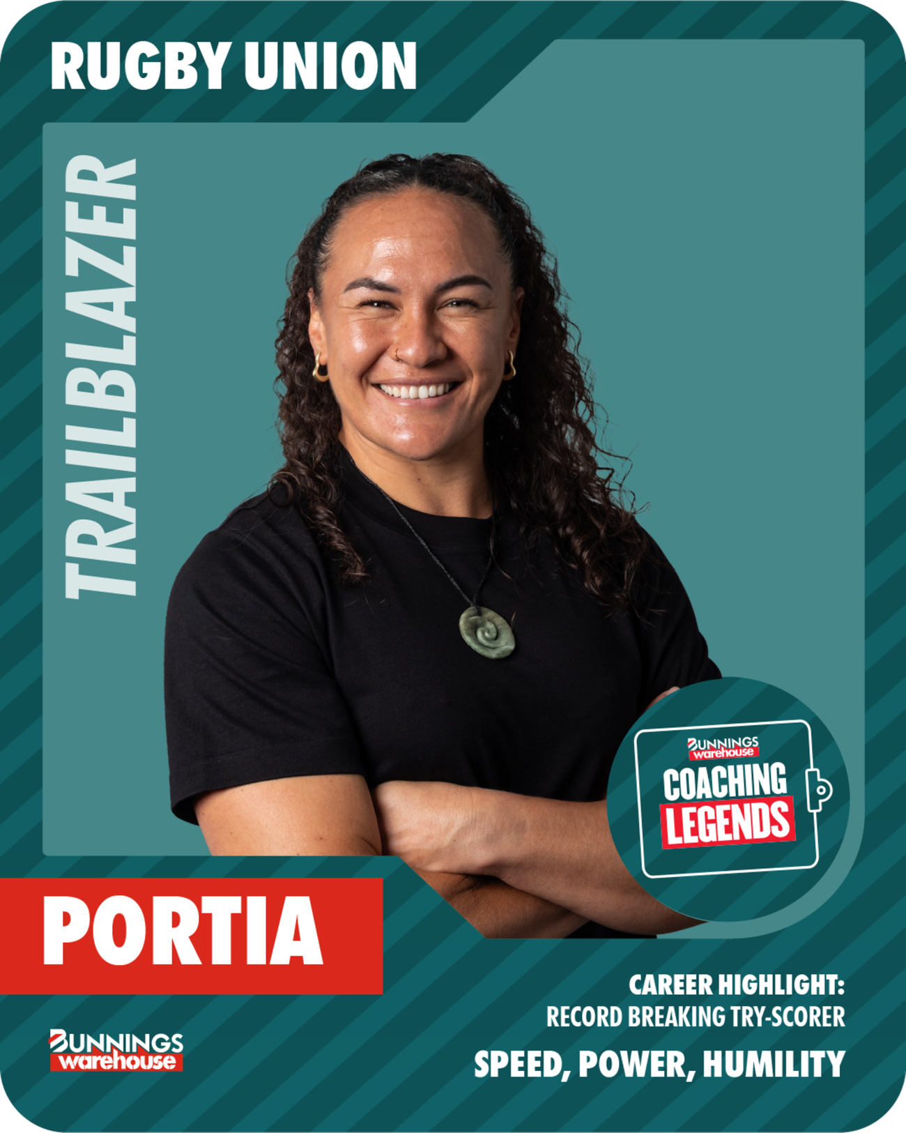 Coaching Legends- TradingCard- Portia_Green
