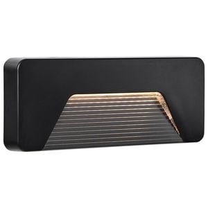 Brilliant Black Salina Modern Wall and Step Light