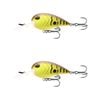 2x 13 Fishing 50mm Gordito Crankbait Fishing Lures - Brown Craw