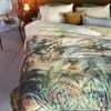 Bedding House Queen Green Panoramic Green Cotton Quilt Cover Set