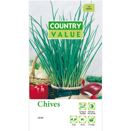 Country Value Chives Seeds - Bunnings Australia