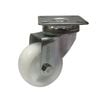 Move It 50mm White Polypropylene Swivel Plate Castor