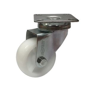 Move It 50mm White Polypropylene Swivel Plate Castor