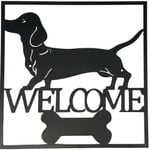 Tinka Design Welcome Dachshund Wall Art -