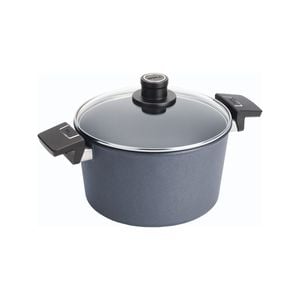 Woll Diamond Lite Fix Handle Induction Stock Pot 24cm 5L With Lid Gift Boxed