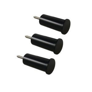 Adoored Black Stud Bino Deco Hook - 3 Pack
