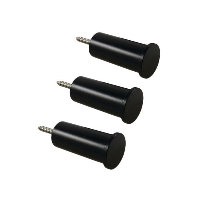 Adoored Black Stud Bino Deco Hook - 3 Pack