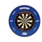 Formula Sports Micro Band 3 Dart Board And Winmau PDC Blue Dartboard Surround Set