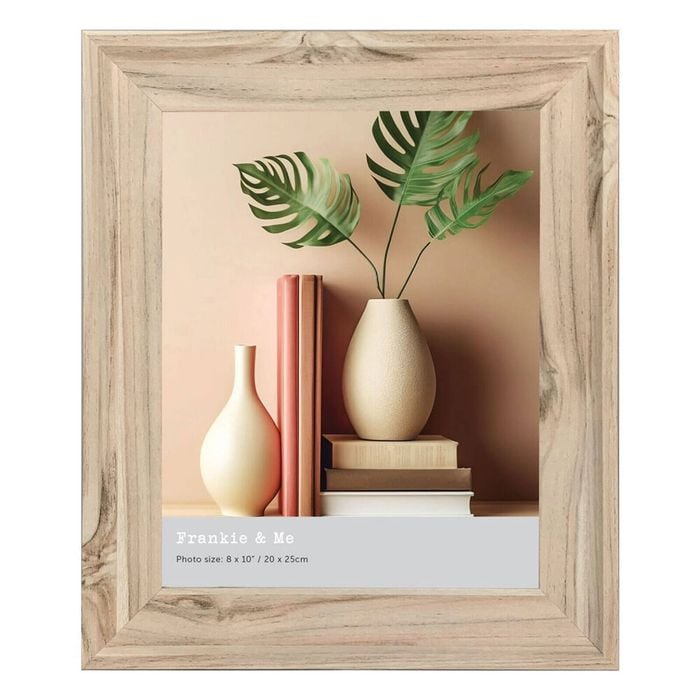 Frankie & Me Standing 8x10'' Picture Frame Photo Holder Home/Office Decor Oak
