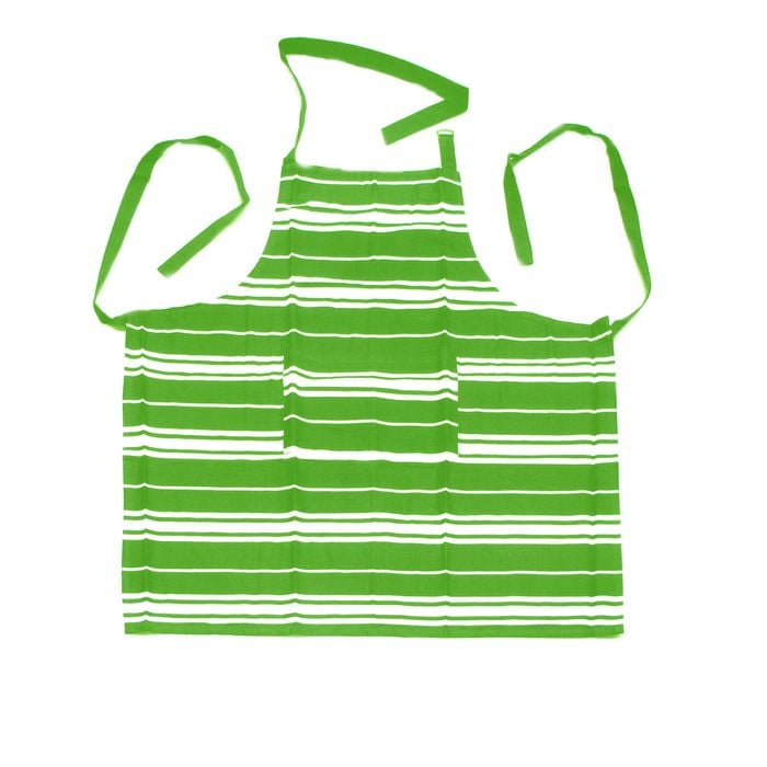 Bloomington Bucher Green Cotton Standard Apron with Pocket