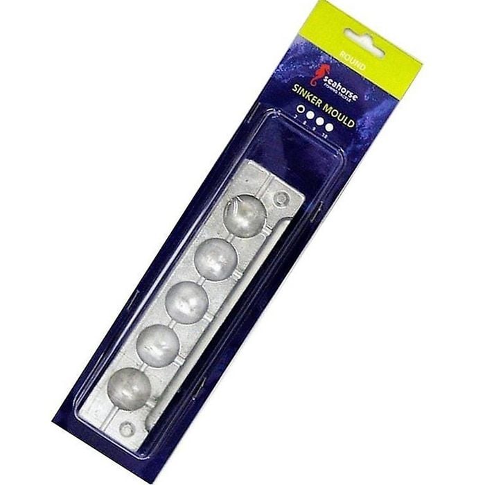 Seahorse 7 Ball Sinker Mould - Makes 5 Sinkers
