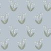 Wallpaper Trader Lilly Wallpaper Roll 10.05m X 53cm, Light Blue