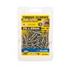 Zenith 7G x 25mm Satin Chrome Countersunk Head Hinge Timber Screws - 100 Pack