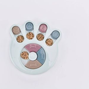 Yes4pets Dog Interactive Slide Toy Fun Paw Pet Puppy Smart Training Treat Hiding Game Toys Slow Feed Anti Gulp