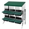 PaWz Chicken Nesting Boxes 6-Hole Durable Poultry Egg Laying Stations