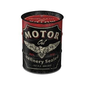 Nostalgic-Art Money Box Oil Barrel Motor Oil