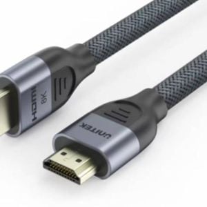 Unitek 1M Male to Male 8K HDMI 2.1 Braided Cable 60Hz Ultra High-Speed Up to 48Gbps Black Unitek Gift Box