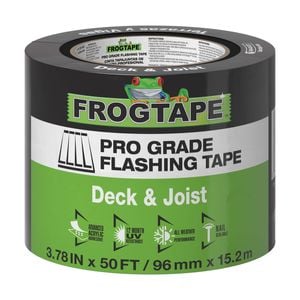 FrogTape 96mm x 15.2m Black Pro Grade Deck and Joist Flashing Tape