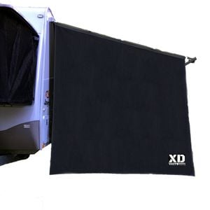 Dual Layer Xd Caravan Privacy Screen End Wall Side Sun Shade For Roll Out Awning