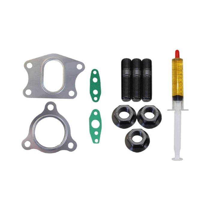 Turbo Charger Installation Stud, Gasket & Lubricant Kit For Mitsubishi Pajero 4M41 3.2L VT13