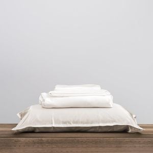 Satin Pillowcase Set - Ivory Cream
