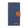 Goospery Canvas Diary Case for iPhone 14 Pro - Navy