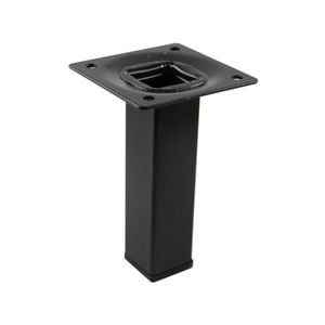 Adoored 25 x 25 x 100mm Black Square Tube Furniture Leg