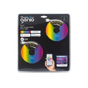 Mirabella 2m Genio Smart Strip Light - 2 Pack