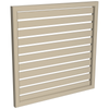 ProtectorAl 300-1000W X 300-1000H Paperbark Aluminium Welded Slat Panel Horizontal 18mm Gap